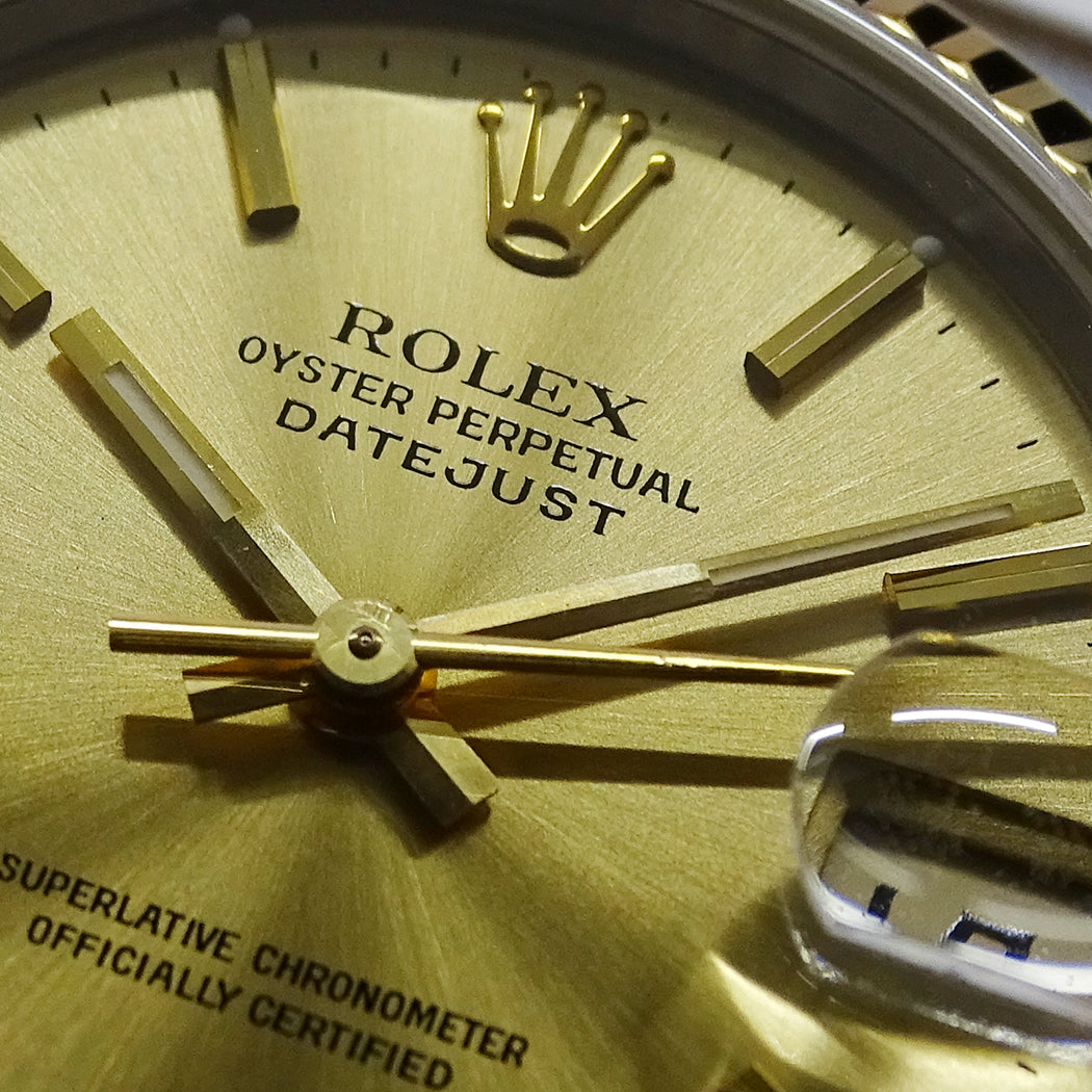 ROLEX ロレックス デイトジャスト 68273 U番 ボーイズ 腕時計 自動巻き SS YG 磨き済み【中古】