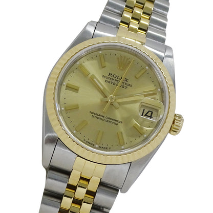 ROLEX ロレックス デイトジャスト 68273 U番 ボーイズ 腕時計 自動巻き SS YG 磨き済み【中古】