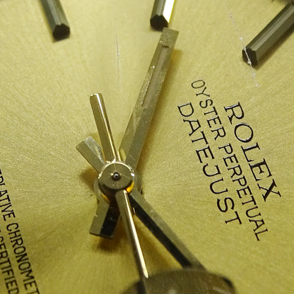 ROLEX ロレックス デイトジャスト 16233 X番 メンズ 腕時計 自動巻き SS YG 磨き済み【中古】