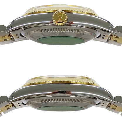 ROLEX ロレックス デイトジャスト 16233 X番 メンズ 腕時計 自動巻き SS YG 磨き済み【中古】