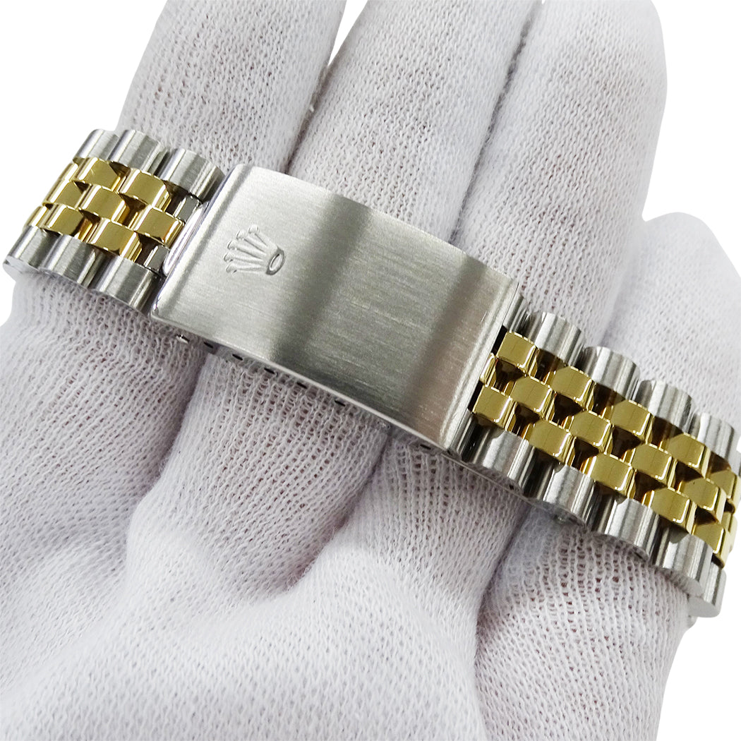 ROLEX ロレックス デイトジャスト 16233 X番 メンズ 腕時計 自動巻き SS YG 磨き済み【中古】