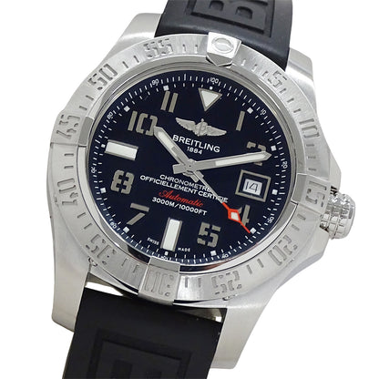BREITLING ブライトリング アベンジャーII シーウルフ A17331 メンズ 腕時計 デイト 自動巻き SS ラバー 磨き済み【中古】