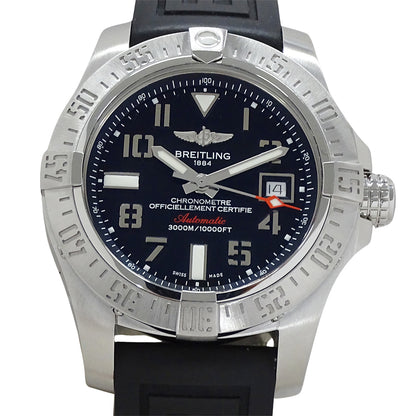 BREITLING ブライトリング アベンジャーII シーウルフ A17331 メンズ 腕時計 デイト 自動巻き SS ラバー 磨き済み【中古】