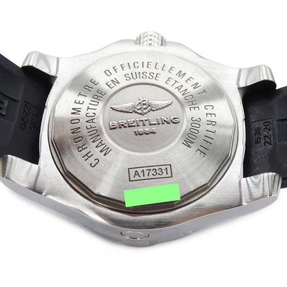 BREITLING ブライトリング アベンジャーII シーウルフ A17331 メンズ 腕時計 デイト 自動巻き SS ラバー 磨き済み【中古】