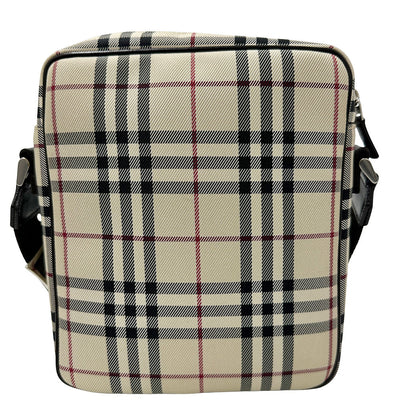 BURBERRY バーバリー ショルダーバッグ ブラウン ベージュ キャンバス レディース 【中古】