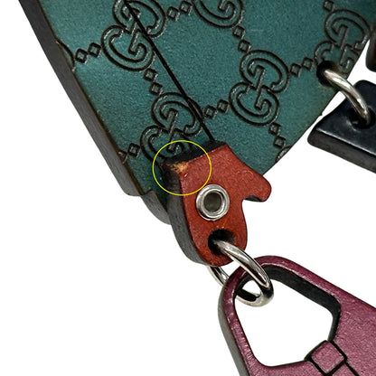 GUCCI グッチ チャーム マドモアゼル ウッド マルチカラー レディース 206078 【中古】