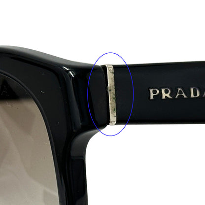 PRADA プラダ サングラス ブラック SPR17R-F レディース メンズ 【中古】
