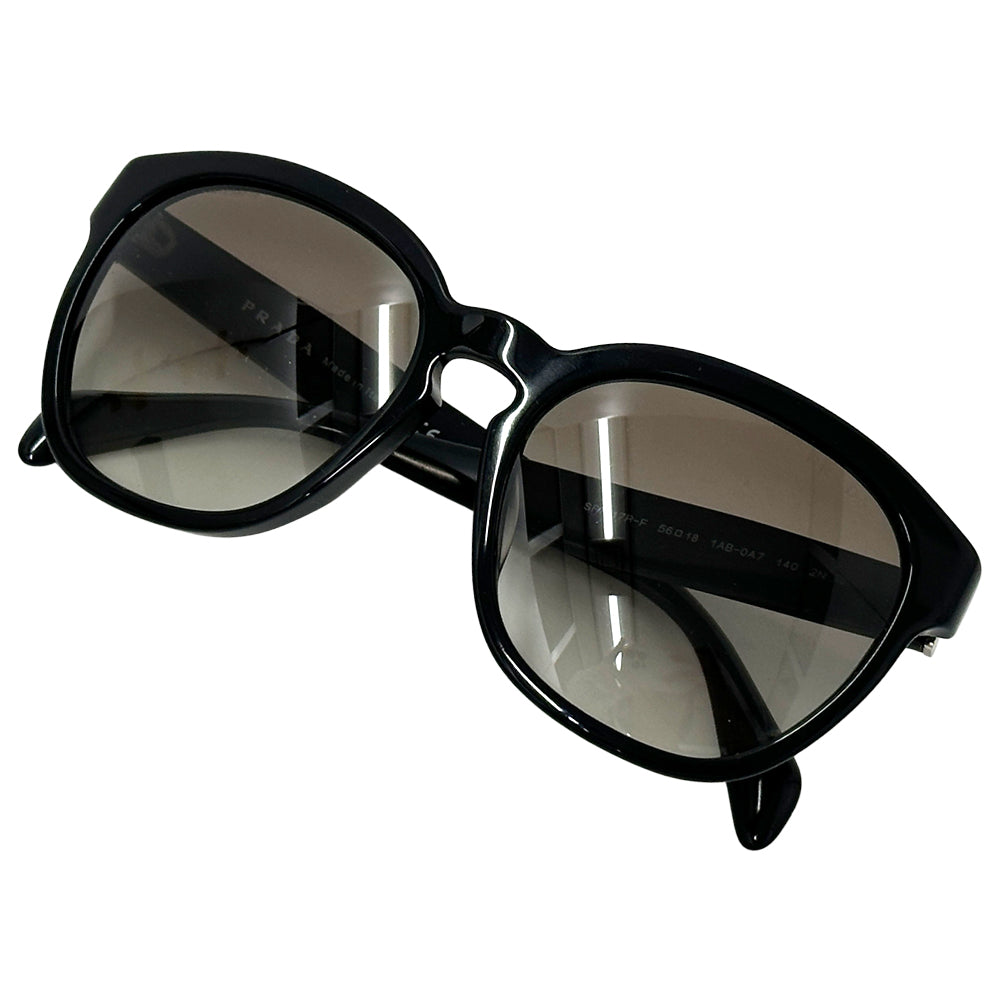 PRADA プラダ サングラス ブラック SPR17R-F レディース メンズ 【中古】