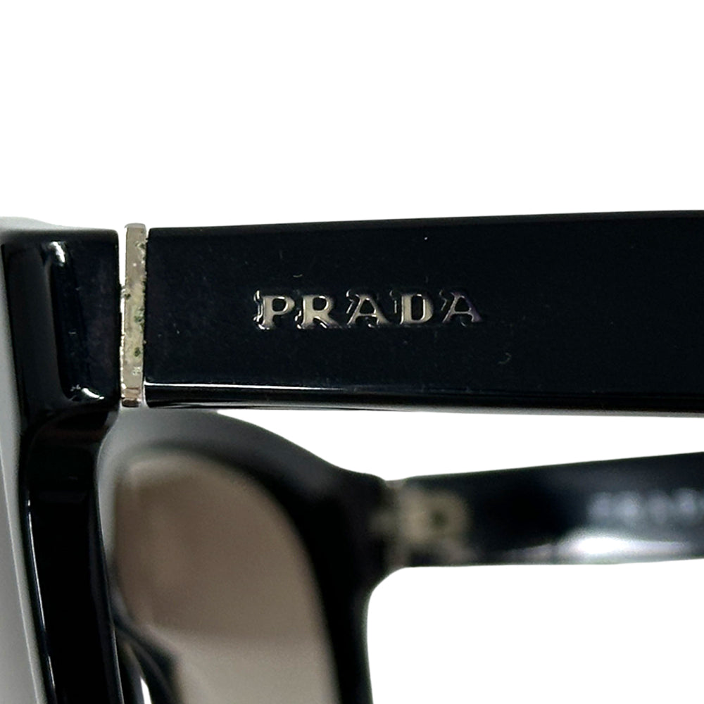 PRADA プラダ サングラス ブラック SPR17R-F レディース メンズ 【中古】