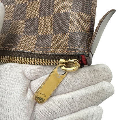 LOUIS VUITTON ルイ・ヴィトン サレヤ MM トートバッグ ダミエ エベヌ ブラウン N51182 ダミエキャンバス レディース 【中古】