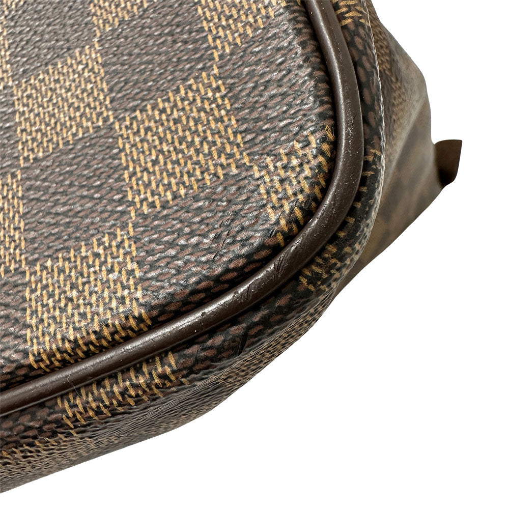 LOUIS VUITTON ルイ・ヴィトン サレヤ MM トートバッグ ダミエ エベヌ ブラウン N51182 ダミエキャンバス レディース 【中古】