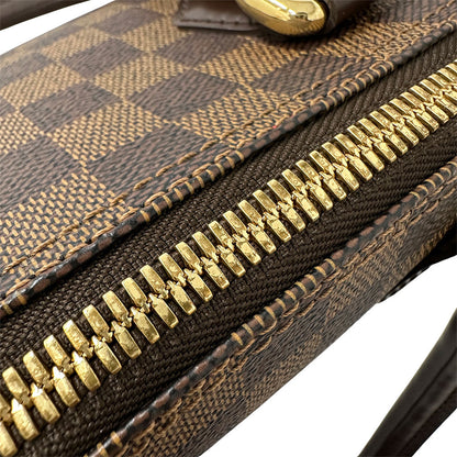 LOUIS VUITTON ルイ・ヴィトン サレヤ MM トートバッグ ダミエ エベヌ ブラウン N51182 ダミエキャンバス レディース 【中古】