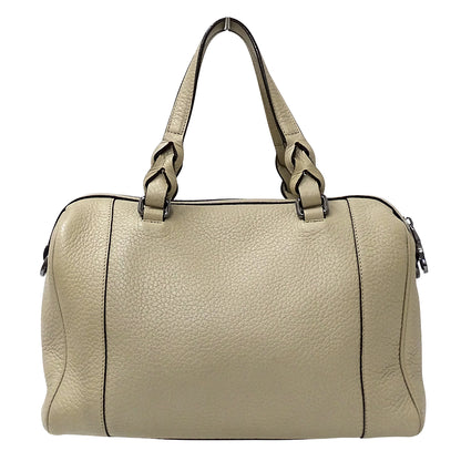 LOEWE ロエベ 2wayバッグ ベージュ レザー レディース 【中古】