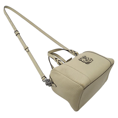 LOEWE ロエベ 2wayバッグ ベージュ レザー レディース 【中古】