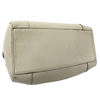 LOEWE ロエベ 2wayバッグ ベージュ レザー レディース 【中古】