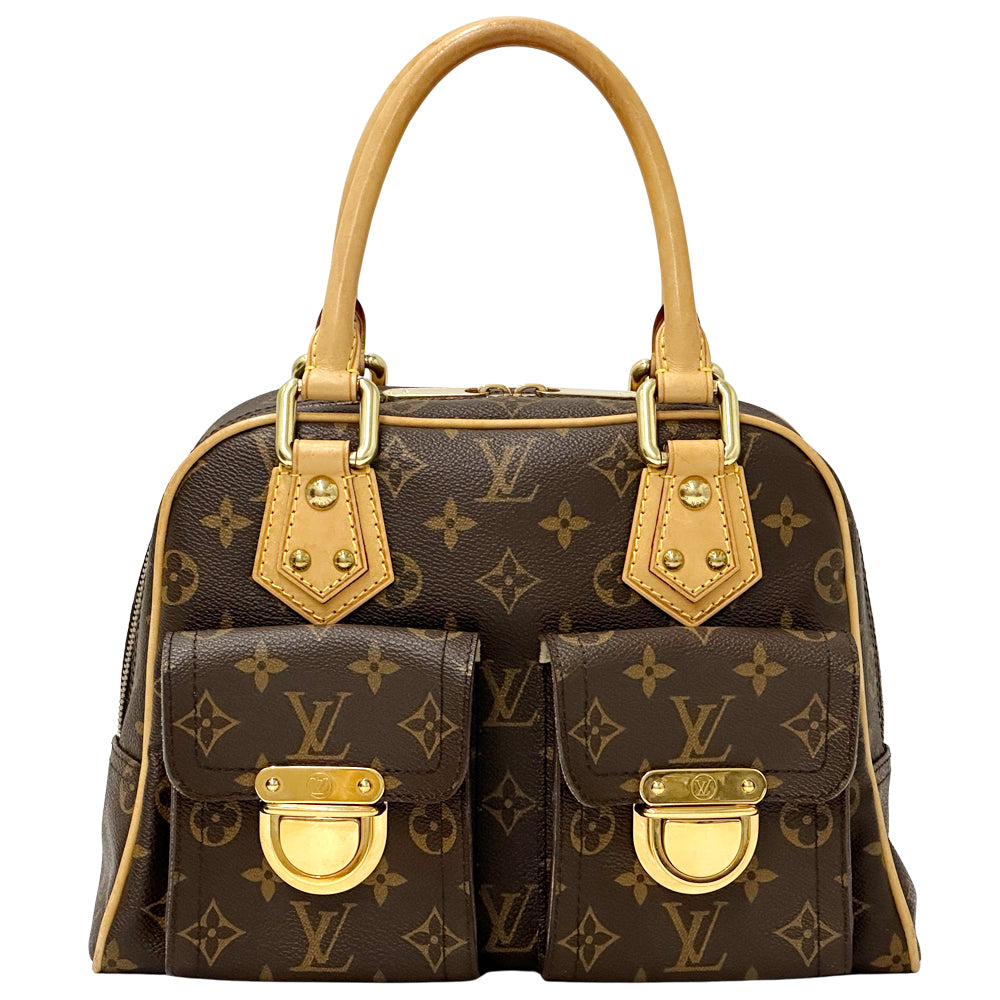 LOUIS VUITTON ルイ・ヴィトン マンハッタンPM ハンドバッグ モノグラム ブラウン M40026 レディース 【中古】