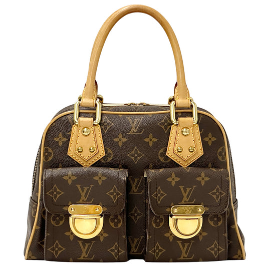 LOUIS VUITTON ルイ・ヴィトン マンハッタンPM ハンドバッグ モノグラム ブラウン M40026 レディース 【中古】