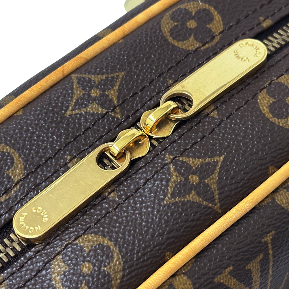 LOUIS VUITTON ルイ・ヴィトン マンハッタンPM ハンドバッグ モノグラム ブラウン M40026 レディース 【中古】