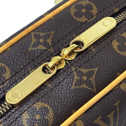 LOUIS VUITTON ルイ・ヴィトン マンハッタンPM ハンドバッグ モノグラム ブラウン M40026 レディース 【中古】
