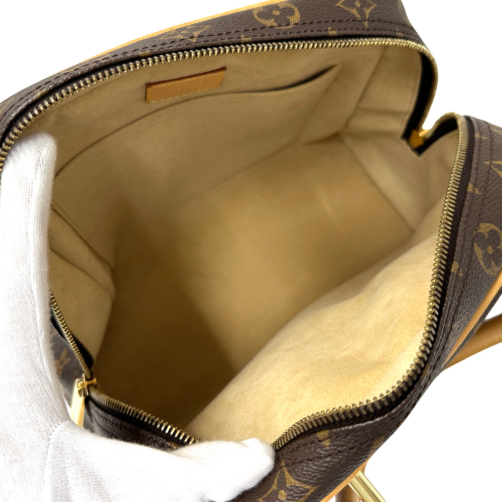 LOUIS VUITTON ルイ・ヴィトン マンハッタンPM ハンドバッグ モノグラム ブラウン M40026 レディース 【中古】