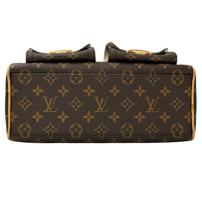 LOUIS VUITTON ルイ・ヴィトン マンハッタンPM ハンドバッグ モノグラム ブラウン M40026 レディース 【中古】