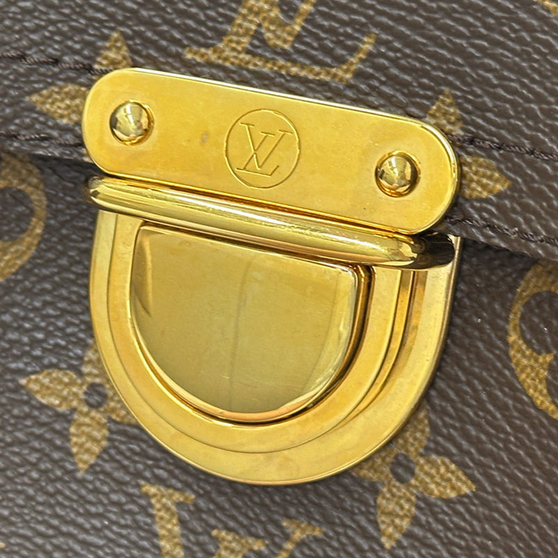LOUIS VUITTON ルイ・ヴィトン マンハッタンPM ハンドバッグ モノグラム ブラウン M40026 レディース 【中古】