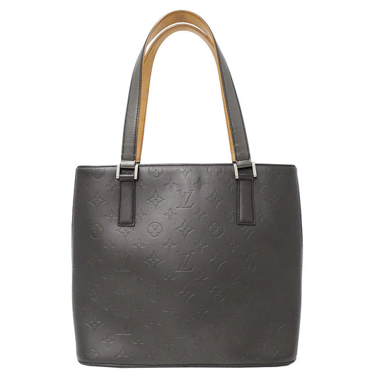 LOUIS VUITTON ルイ・ヴィトン ストックトン トートバッグ モノグラム マット ノワール M55112 モノグラムマット レディース 【中古】