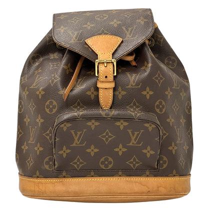 LOUIS VUITTON ルイ・ヴィトン モンスリ MM リュック モノグラム ブラウン M51136 レディース メンズ 【中古】