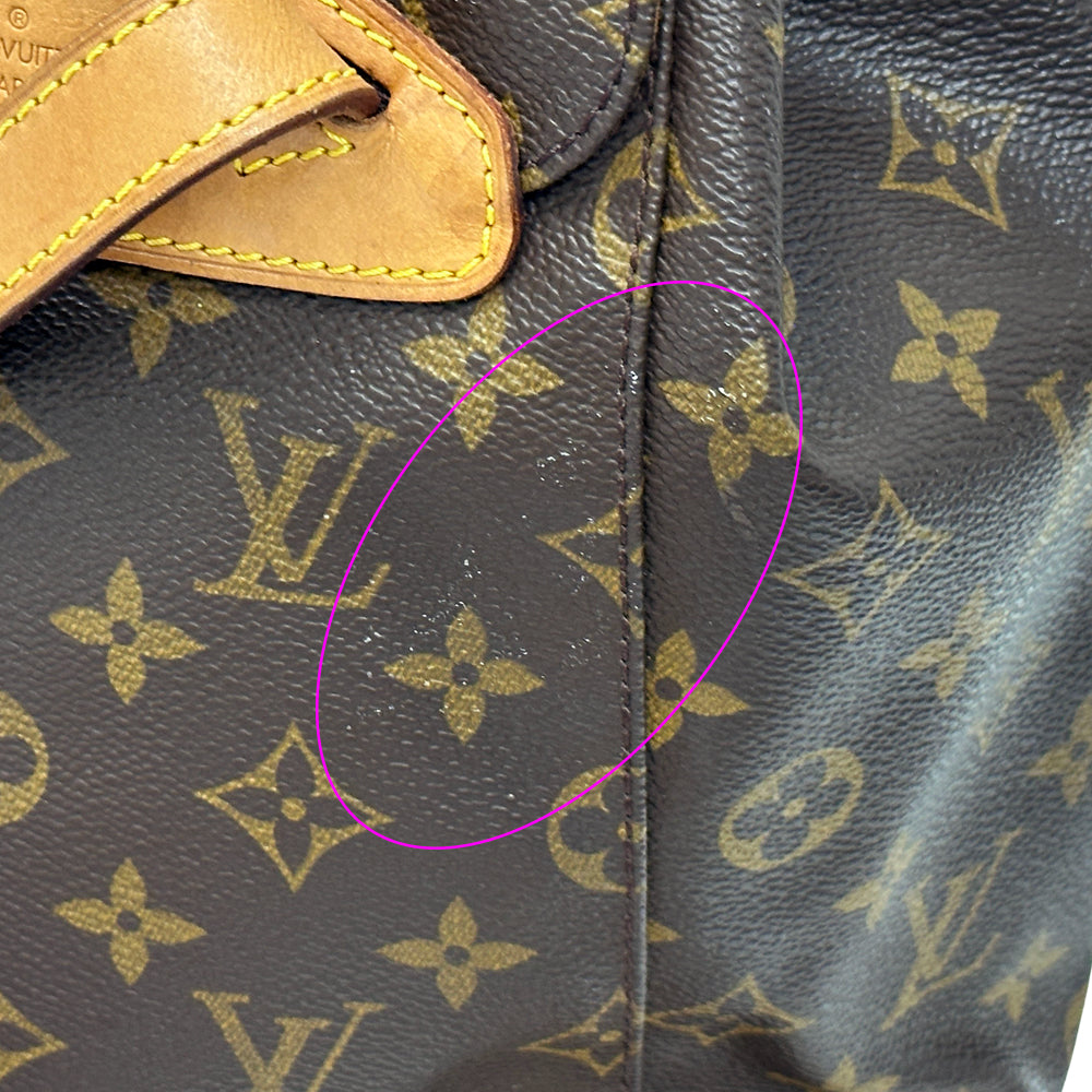 LOUIS VUITTON ルイ・ヴィトン モンスリ MM リュック モノグラム ブラウン M51136 レディース メンズ 【中古】