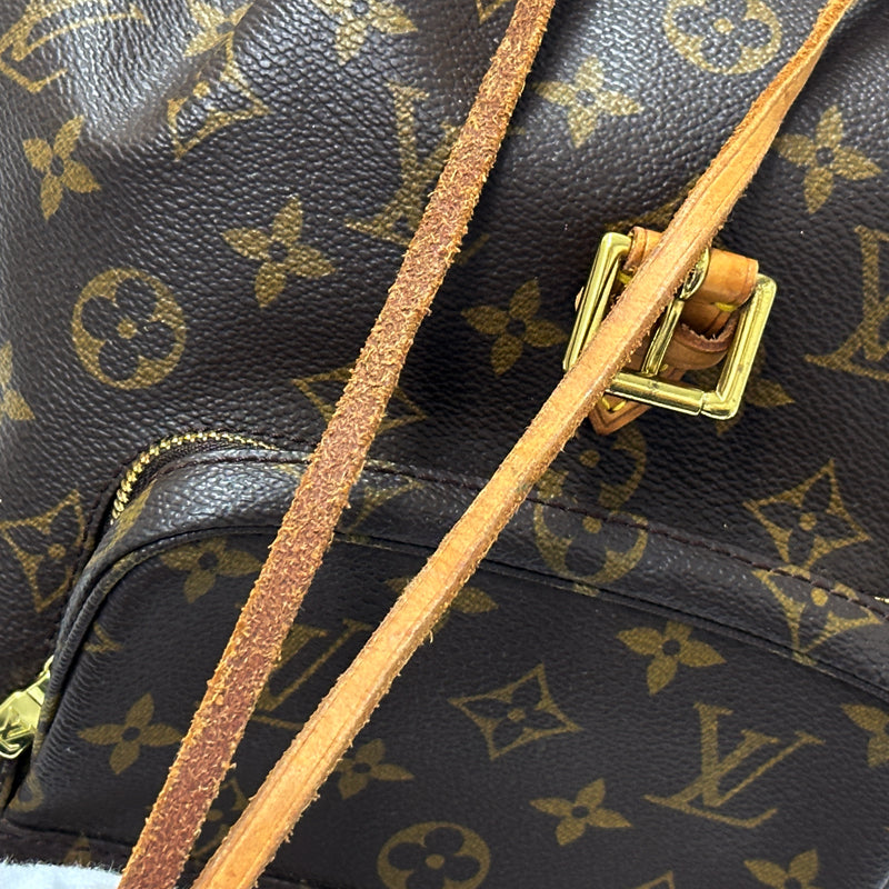 LOUIS VUITTON ルイ・ヴィトン モンスリ MM リュック モノグラム ブラウン M51136 レディース メンズ 【中古】