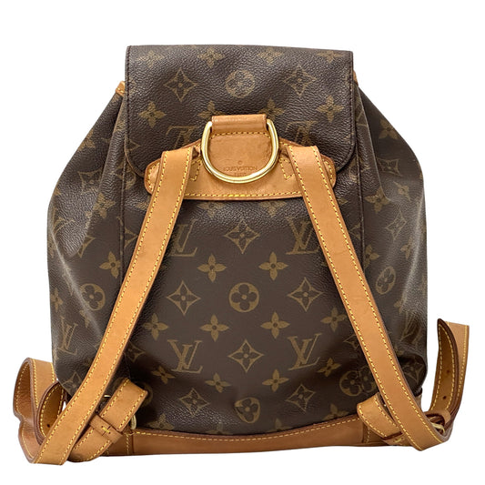 LOUIS VUITTON ルイ・ヴィトン モンスリ MM リュック モノグラム ブラウン M51136 レディース メンズ 【中古】