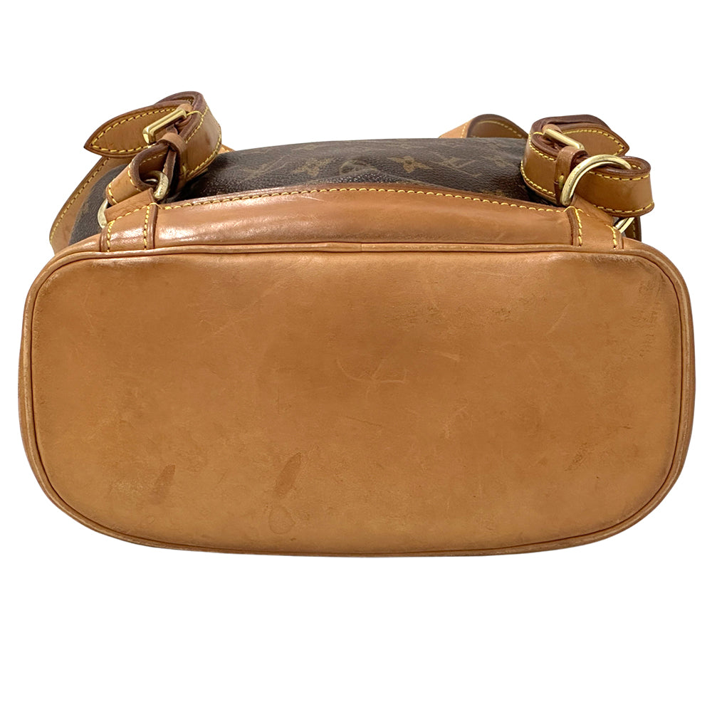 LOUIS VUITTON ルイ・ヴィトン モンスリ MM リュック モノグラム ブラウン M51136 レディース メンズ 【中古】