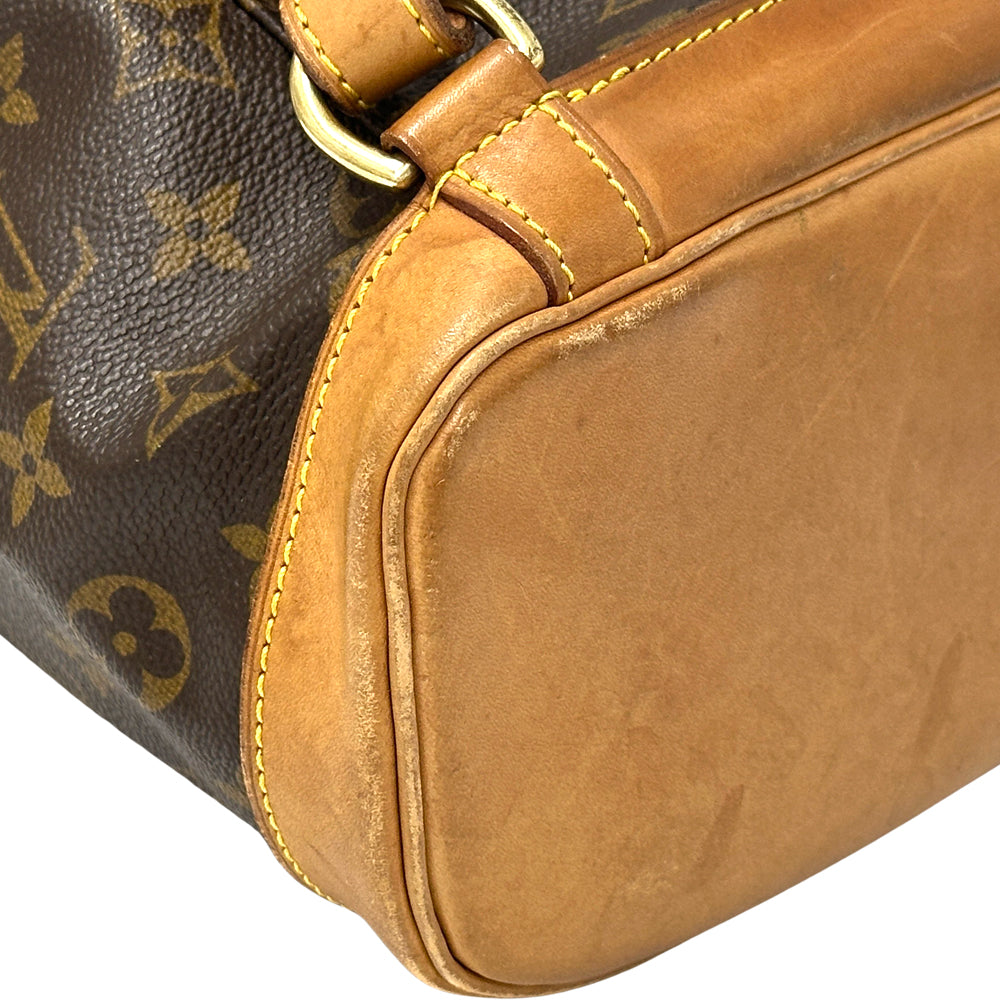 LOUIS VUITTON ルイ・ヴィトン モンスリ MM リュック モノグラム ブラウン M51136 レディース メンズ 【中古】
