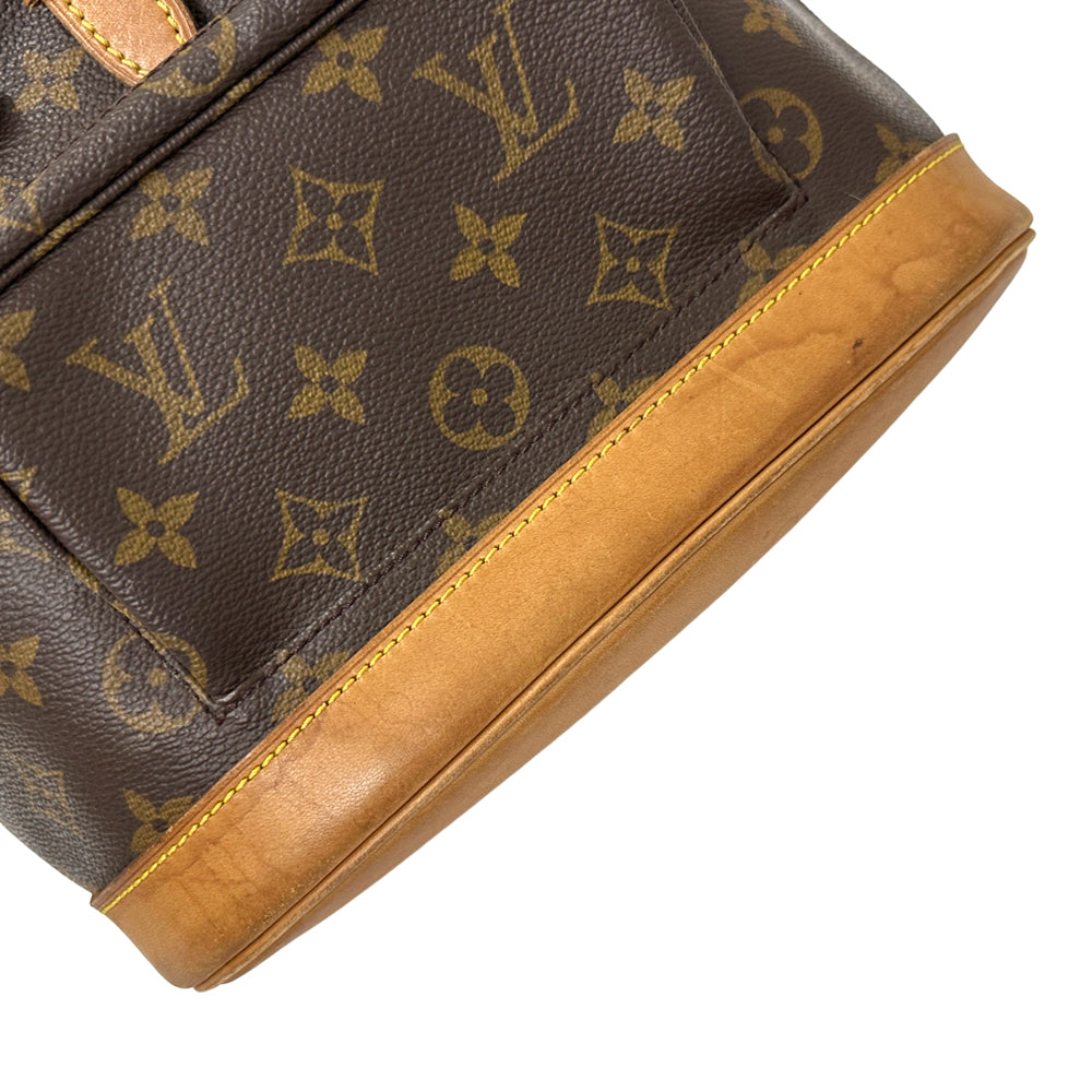 LOUIS VUITTON ルイ・ヴィトン モンスリ MM リュック モノグラム ブラウン M51136 レディース メンズ 【中古】