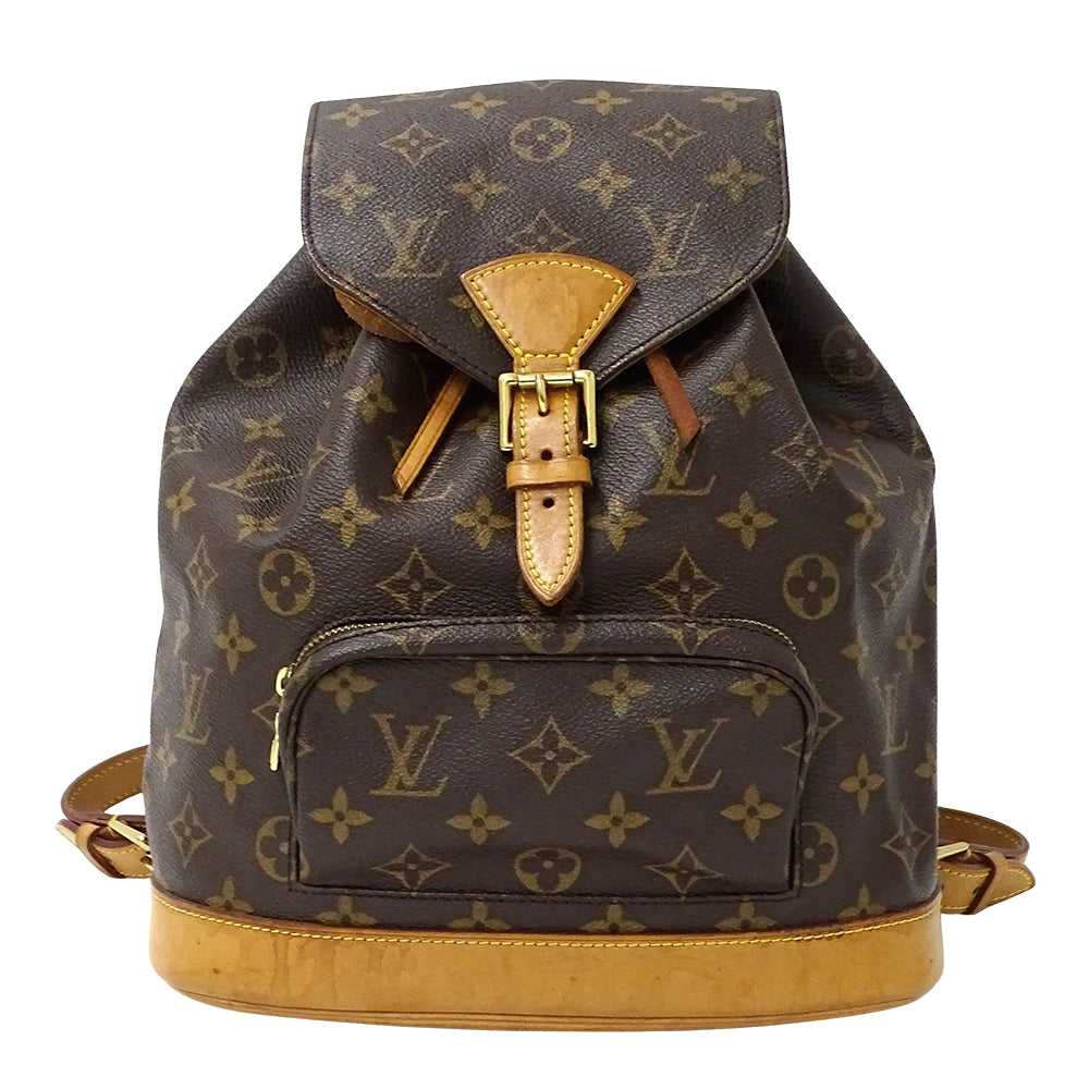 LOUIS VUITTON ルイ・ヴィトン モンスリ MM リュック モノグラム M51136 レディース メンズ 【中古】