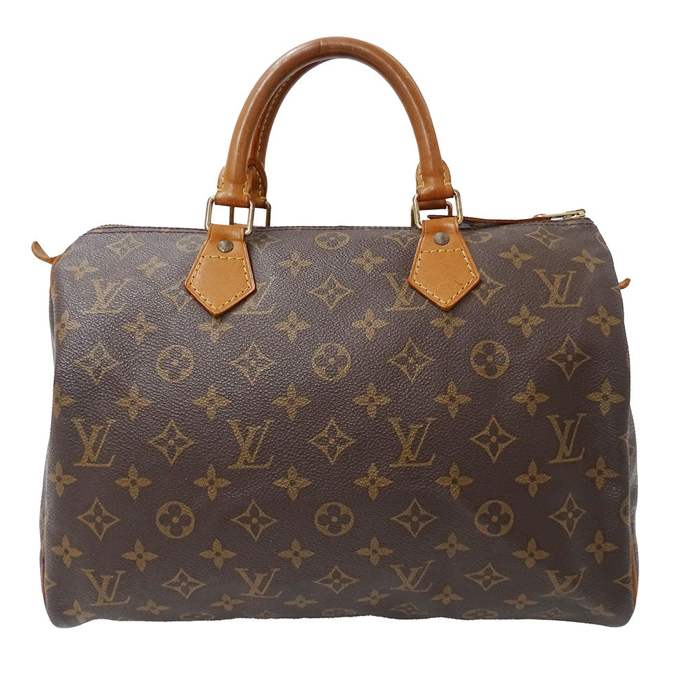 LOUIS VUITTON ルイ・ヴィトン スピーディ30 ハンドバッグ モノグラム ブラウン M41526 モノグラムキャンバス レディース 【中古】