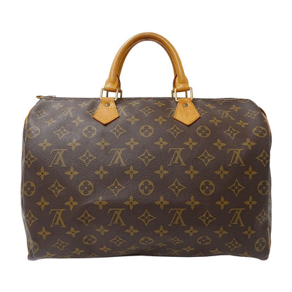 LOUIS VUITTON ルイ・ヴィトン スピーディ35 ハンドバッグ モノグラム ブラウン M41524 モノグラムキャンバス レディース 【中古】