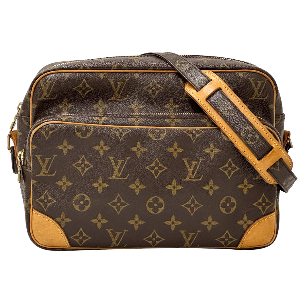 LOUIS VUITTON ルイ・ヴィトン ナイル ショルダーバッグ モノグラム ブラウン M45244 レディース メンズ 【中古】