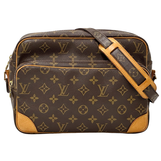 LOUIS VUITTON ルイ・ヴィトン ナイル ショルダーバッグ モノグラム ブラウン M45244 レディース メンズ 【中古】