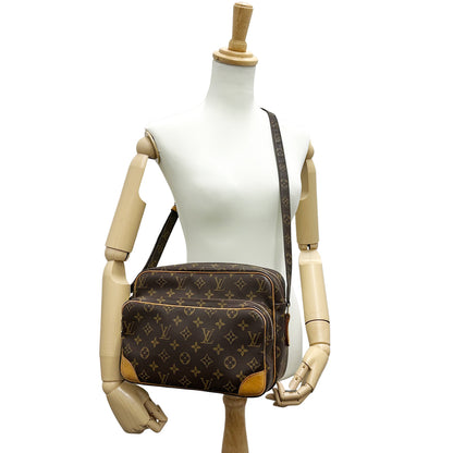 LOUIS VUITTON ルイ・ヴィトン ナイル ショルダーバッグ モノグラム ブラウン M45244 レディース メンズ 【中古】