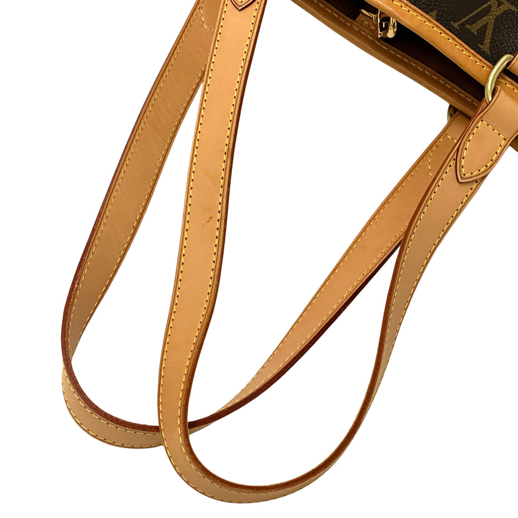 LOUIS VUITTON ルイ・ヴィトン バティニョール ヴェルティカル トートバッグ モノグラム ブラウン M51153 レディース 【中古】