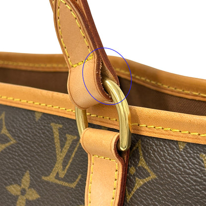 LOUIS VUITTON ルイ・ヴィトン バティニョール ヴェルティカル トートバッグ モノグラム ブラウン M51153 レディース 【中古】