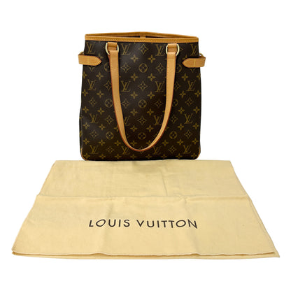 LOUIS VUITTON ルイ・ヴィトン バティニョール ヴェルティカル トートバッグ モノグラム ブラウン M51153 レディース 【中古】