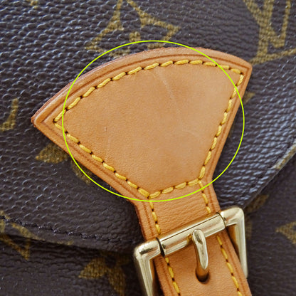 LOUIS VUITTON ルイ・ヴィトン モンスリMM リュック モノグラム ブラウン M51136 モノグラムキャンバス レディース 【中古】