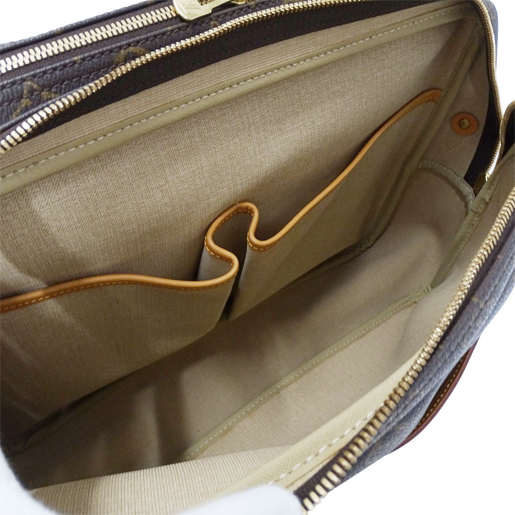 LOUIS VUITTON ルイ・ヴィトン リポーターGM ショルダーバッグ モノグラム ブラウン M45252 モノグラムキャンバス レディース メンズ 【中古】