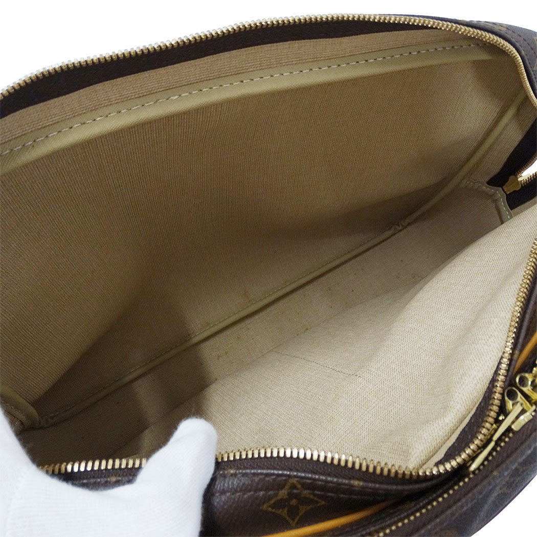 LOUIS VUITTON ルイ・ヴィトン リポーターGM ショルダーバッグ モノグラム ブラウン M45252 モノグラムキャンバス レディース メンズ 【中古】