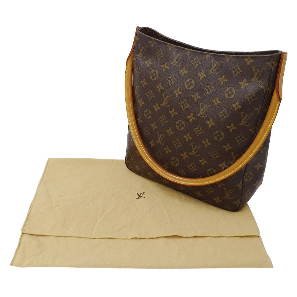 LOUIS VUITTON ルイ・ヴィトン ルーピング GM ショルダーバッグ モノグラム M51145 レディース 【中古】