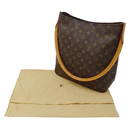 LOUIS VUITTON ルイ・ヴィトン ルーピング GM ショルダーバッグ モノグラム M51145 レディース 【中古】