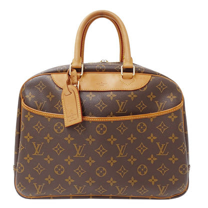 LOUIS VUITTON ルイ・ヴィトン ドーヴィル ハンドバッグ モノグラム ブラウン M47270 モノグラムキャンバス レディース 【中古】