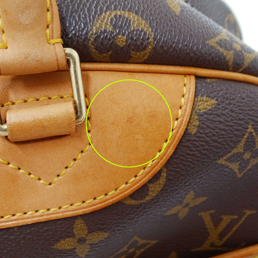 LOUIS VUITTON ルイ・ヴィトン ドーヴィル ハンドバッグ モノグラム ブラウン M47270 モノグラムキャンバス レディース 【中古】